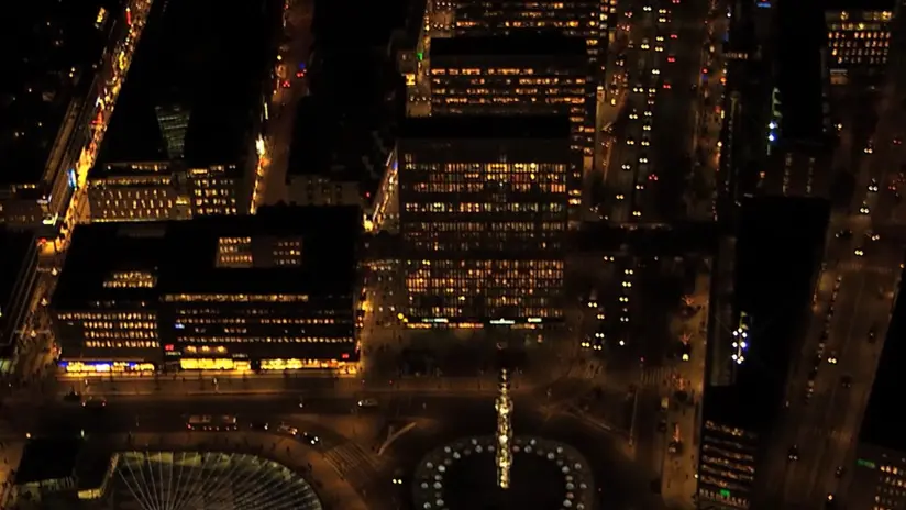 Screenshot av filmen Nightview Stockholm från Stockholm Business Regions mediabank
